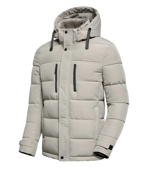 Justin - men's winter jacket with removable hood