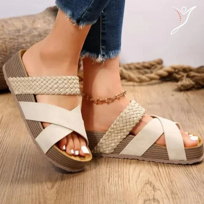 Clara | Cross-strap Orthopedic Sandals