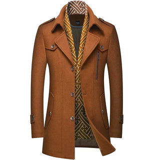 Warm winter jacket for men elegant and functional