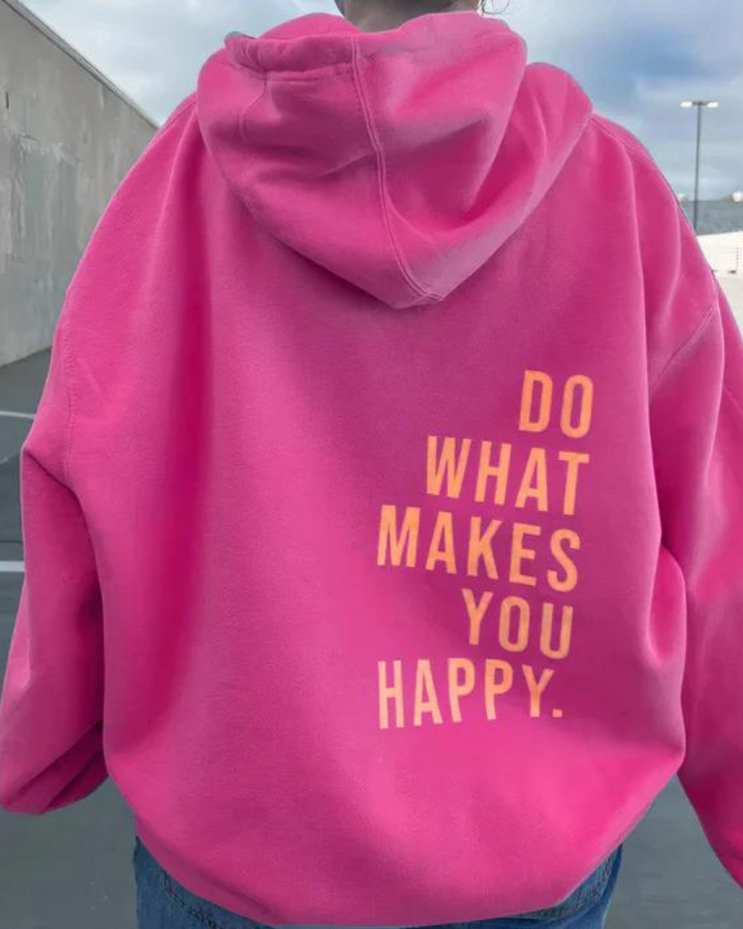 Bari - Hoodie "Do what makes you happy"