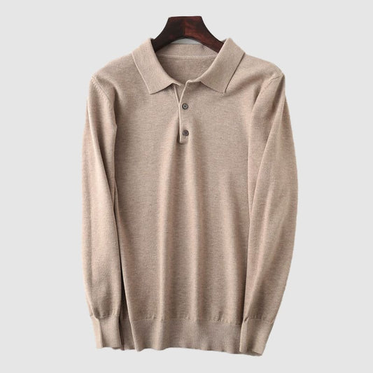 Vinizio Manhattan Long Sleeve Polo Shirt