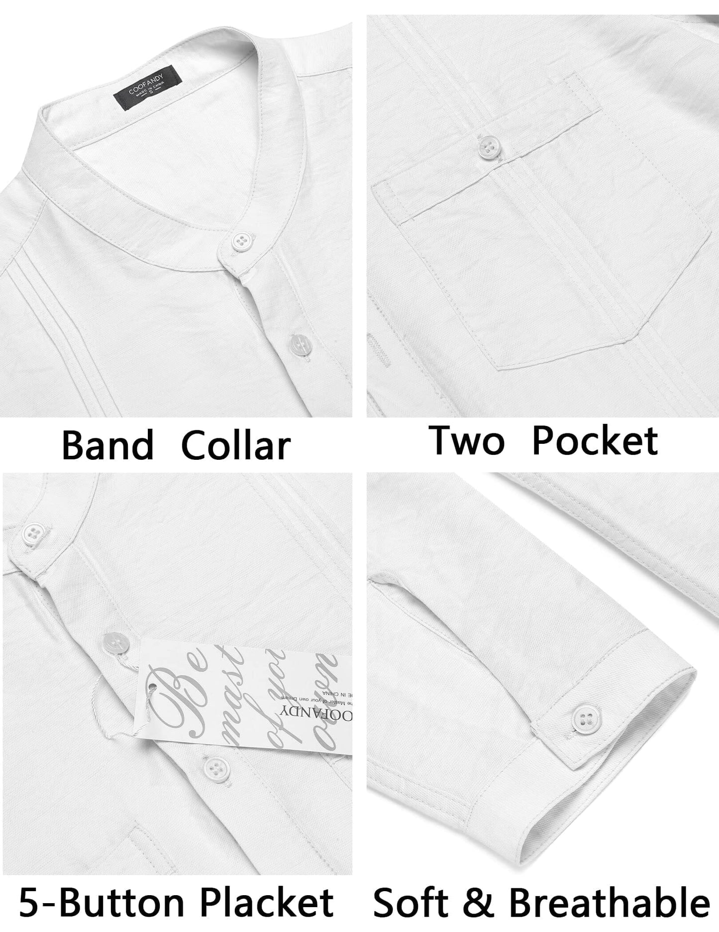 Henley Cotton Beach Shirts (US Only)