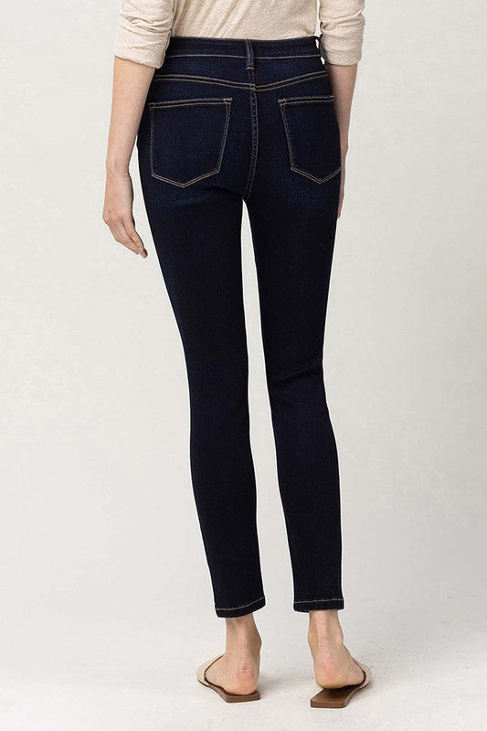 SUPER SOFT HIGH RISE CROP SKINNY JEANS