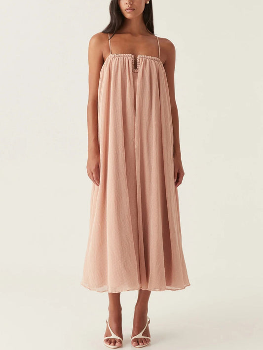 Elegant Flowy Maxi Dress for Summer