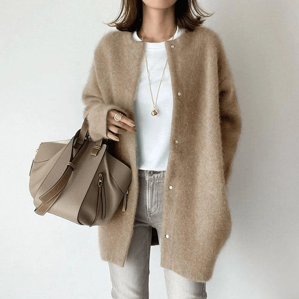 Phoebe | Luxury Button Cardigan