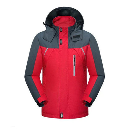 Two-tone winter jacket for men