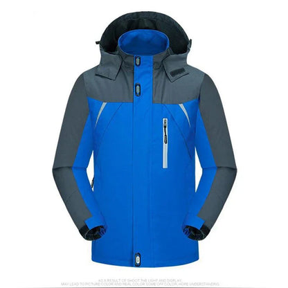 Two-tone winter jacket for men