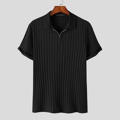 Sebastian Quarter Zip Polo Shirt