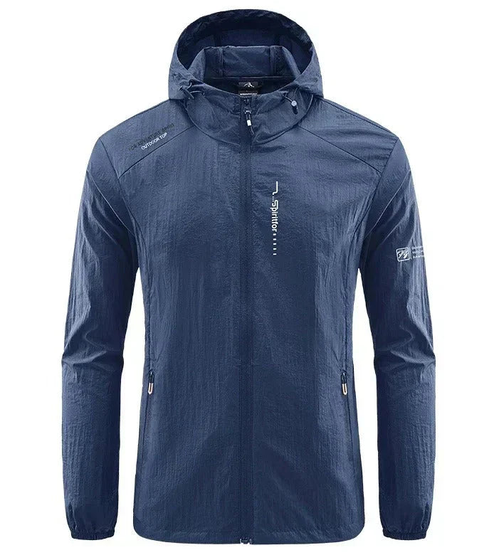 Eugenio - ultralight windproof and sunproof hooded summer jacket for men